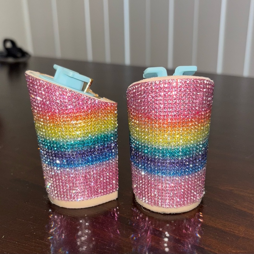 Pashion footwear Rainbow block heel kit 4”